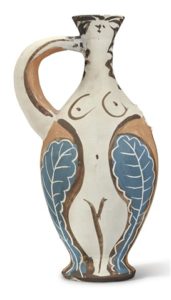 Picasso Ceramic Original Picasso "Vase-femme avec un bras-anse"